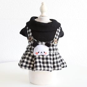 Lesser Panda Star Grid Pet Dog Clothes