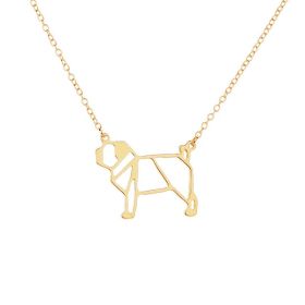 European And American Jewelry Creative Fashion Cute Dog Hollow Necklace Pendant