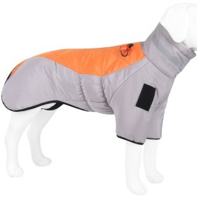 Warm Dog Jacket Winter Coat Reflective Waterproof Windproof Dog Snow Jacket Clothes with Zipper