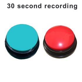 2Pcs Recordable Talking Button Pet Child Interactive Toy Voice Recording Sound Buttons Answer Buttons Pet Training Tool Dog Toys