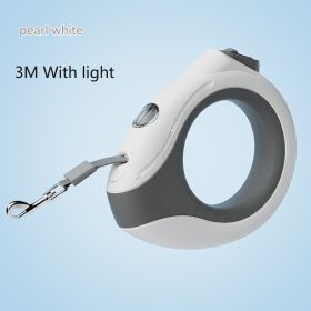 Ring With Light Dog Leash Pet Automatic Retractable Leash Luminous